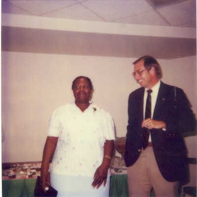 Man and Woman Talking and Laughing