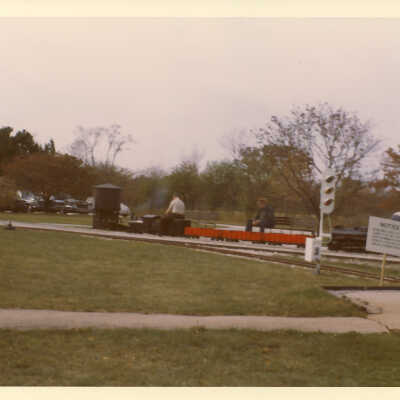 Stanely Wells Collection of Donnelly's Trains at his farm