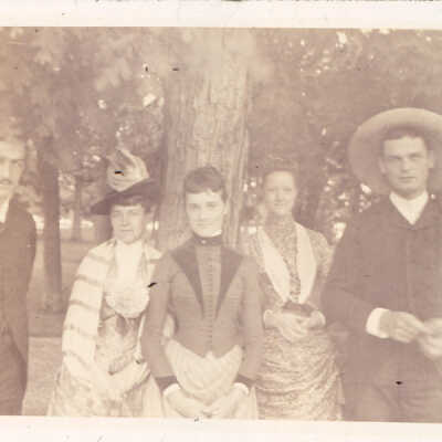 Group of young people outside