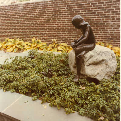 Lake Forest Library Sculpture