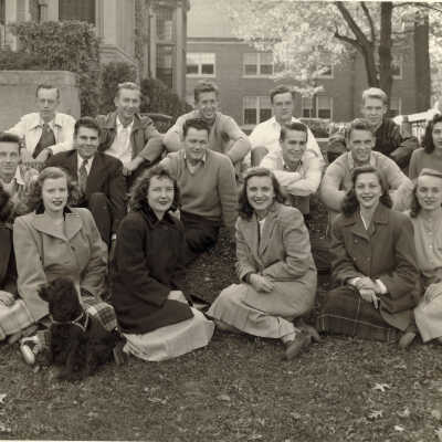 Lake Forest College students, 1940s