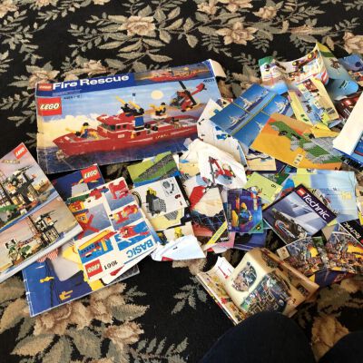 "We got out the old LEGOs from the attic"