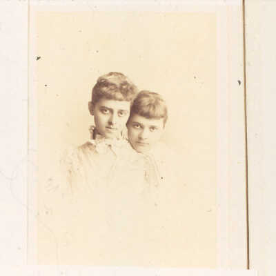 Portrait of two girls