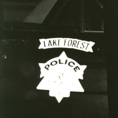 Door of a police car