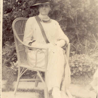 Woman in chair