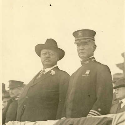 President Theodore Roosevelt and Captain William A. Moffett