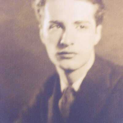 Young man, suit and tie in folio