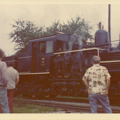 Stanely Wells Collection of Donnelly's Trains at his farm