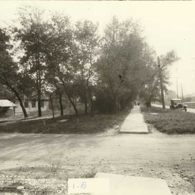 Looking south from Scott Street