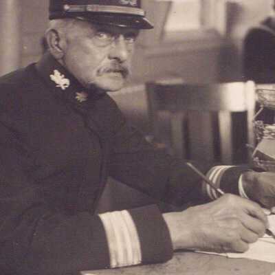 Man in military uniform