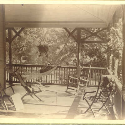 Porch at "Oakhurst"