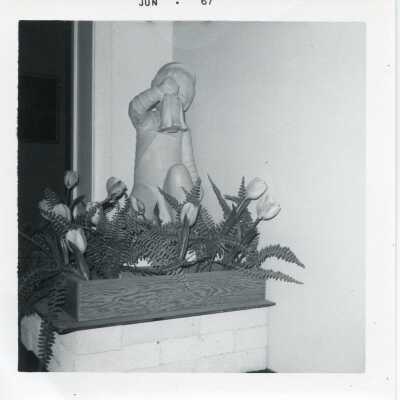Sculpture at Gorton School
