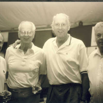 Group of Four Men at Function