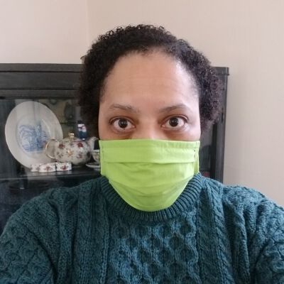 "All masked up and ready to go"