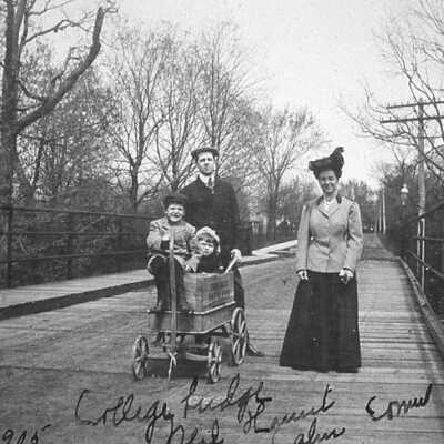 Unidentified family at 1010 East Spring Lane