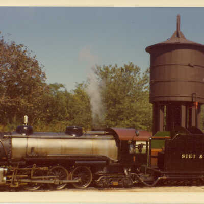 Stanely Wells Collection of Donnelly's Trains at his farm