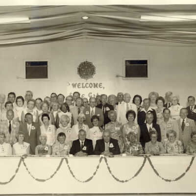 Deerfield-Shields High School 45th Reunion Class of 1931 and identification.