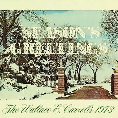 Carroll Family Christmas Card 1973