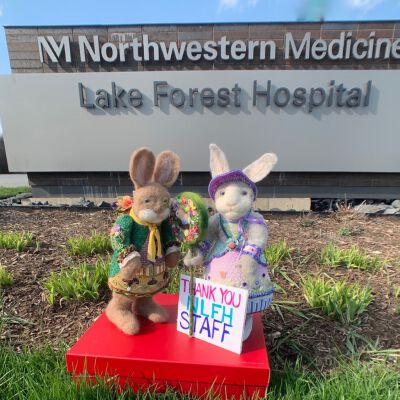 "Every bunny says: Thank you NLFH staff!"