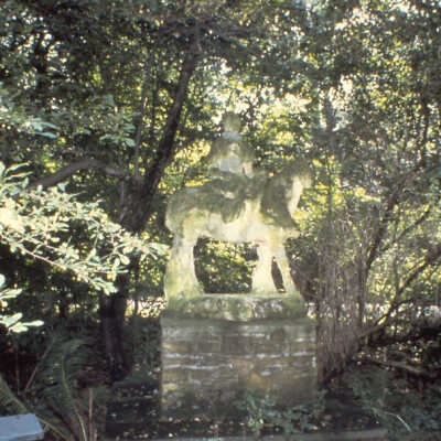 1230 N. Green Bay Road St. Martin statue