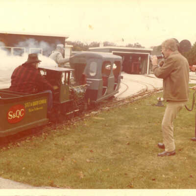 Stanely Wells Collection of Donnelly's Trains at his farm