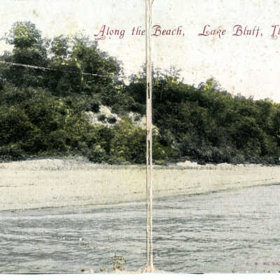 Along the beach, Lake Bluff, Ill.