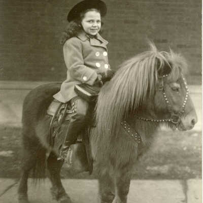 Unknown Girl on Pony