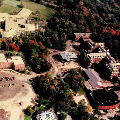 Aerial photograph of Barat College