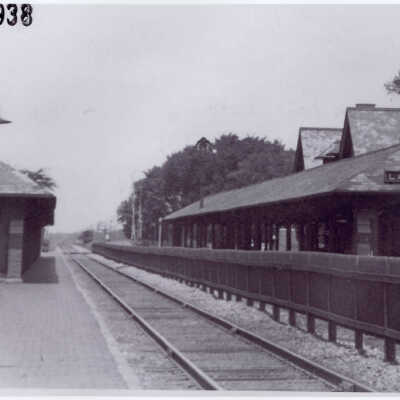 Lake Forest Train Station, July 23, 1938