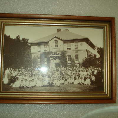 Gorton School with students and teachers in front