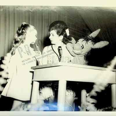 Lindman, Child, and Puppet