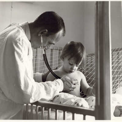 Dr. Kadison with Young Patient