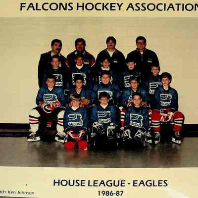 Falcon Hockey Team 1986-87