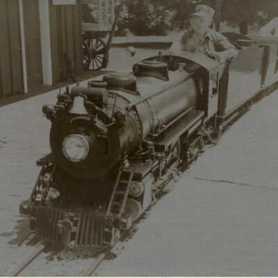 Stanely Wells Collection of Donnelly's Trains at his farm