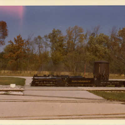 Stanely Wells Collection of Donnelly's Trains at his farm