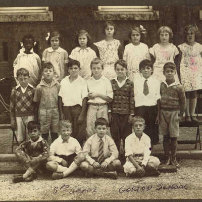 Gorton School Third Grade 1930