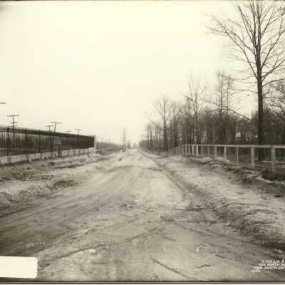 Looking north from Fort Sheridan's north gate
