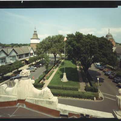 view looking east