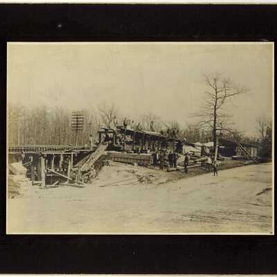 Illinois Road Viaduct construction