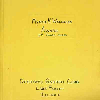 Deerpath Garden Club scrapbook 1960s and 1970s