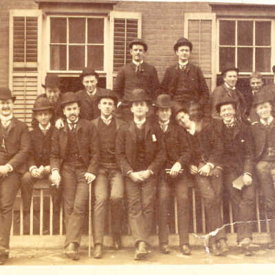 Group of young men
