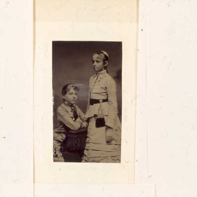 Portrait of two girls