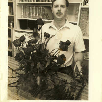 John Looby in Flower Shop