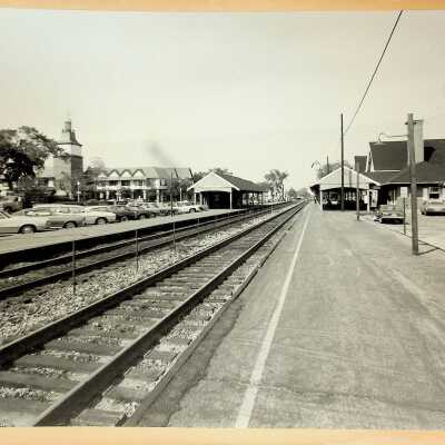 Chicago and Northwestern tracks looking north