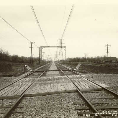 View north at Old Mill Road