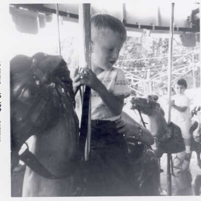 Photograph of Glenn Scott Kiddle at Lake Forest Day, 1961