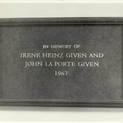 Given Plaque