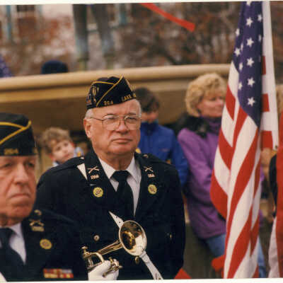 Flag corp in parade