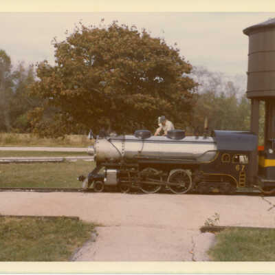 Stanely Wells Collection of Donnelly's Trains at his farm