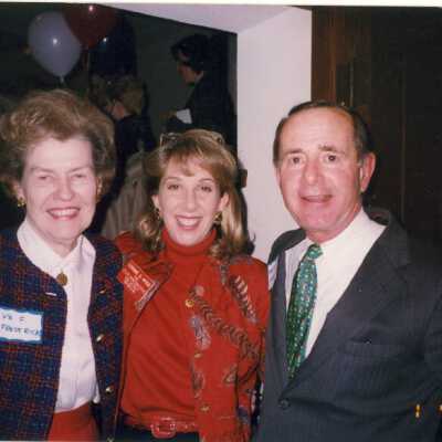 Virginia Fiester Frederick with Corinne and David